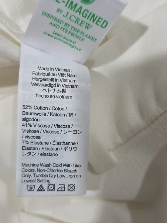 J.Crew Sydney Wide-Leg Pants – Cream / Ivory Size 8 - Picture 9 of 9